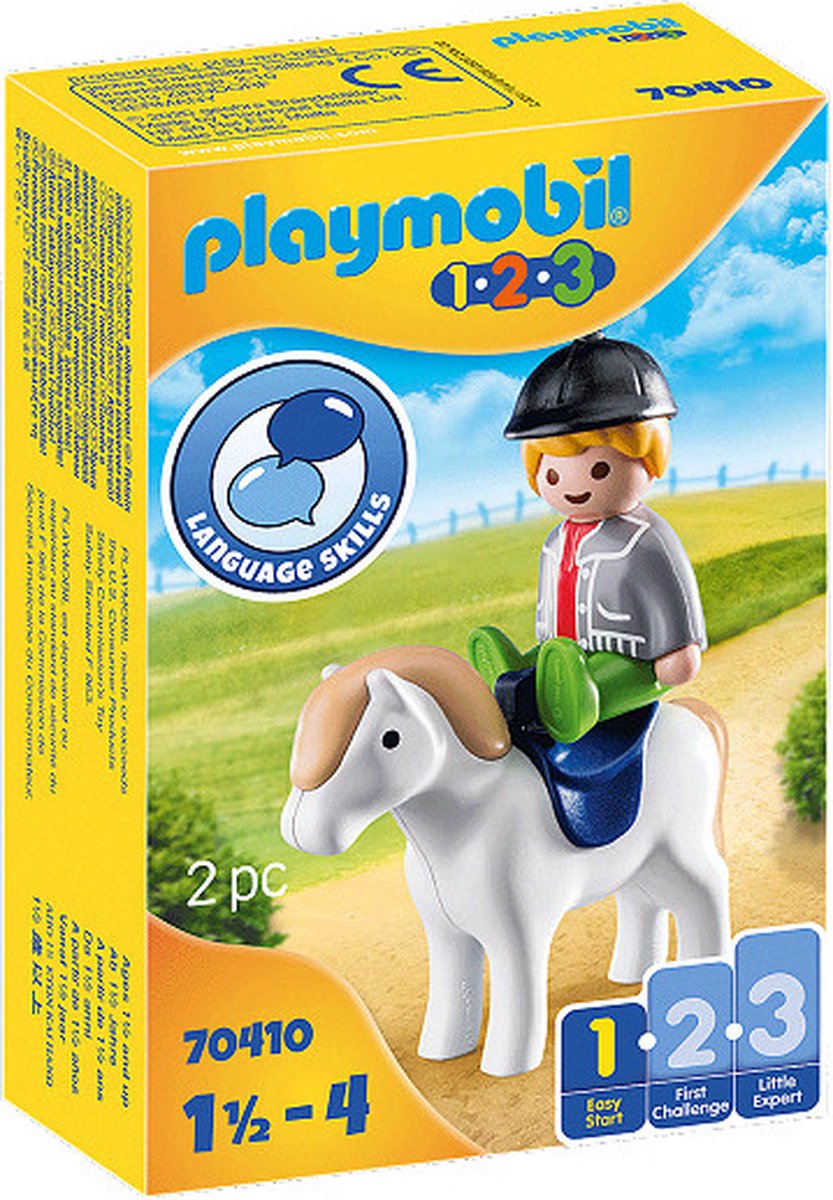 Playmobil 1.2.3. Jongen met pony