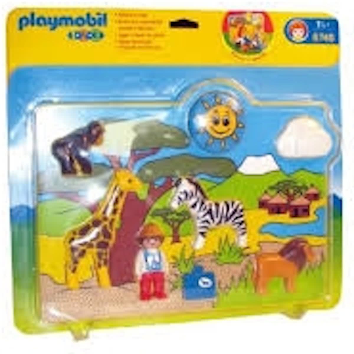 Playmobil 123 3d Puzzel Wilde Dieren