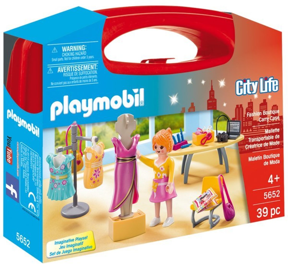 Playmobil 5652 City Life meeneem koffer Mode Boutique