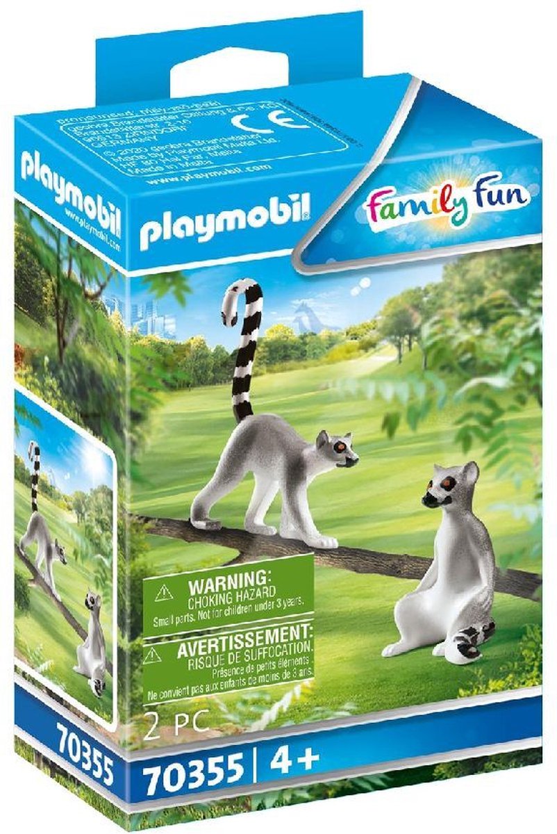 Playmobil 70355 Family Fun Koppel Ringstaartmakis