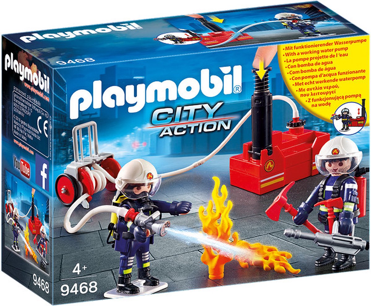 Playmobil City Action Brandweerteam met waterpomp