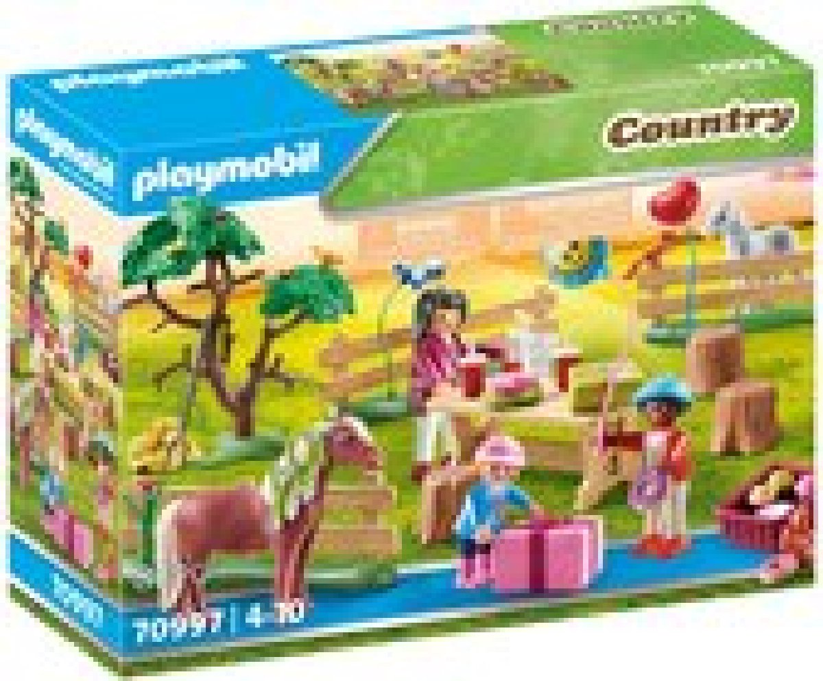 Playmobil Country Kinderverjaardagsfeestje op de ponyboerderij  70997