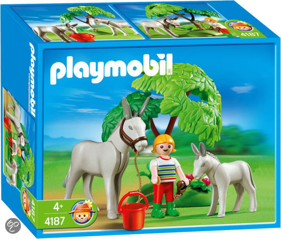 Playmobil Ezel met Veulen - 4187