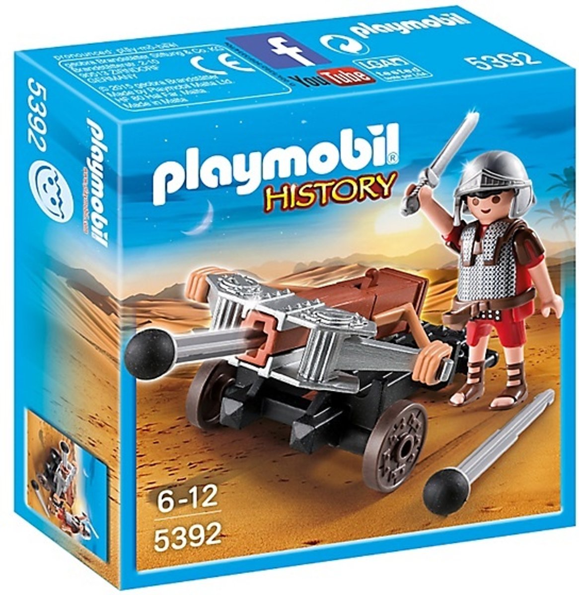 Playmobil History: Romeinse Soldaat Met Ballista (5392)