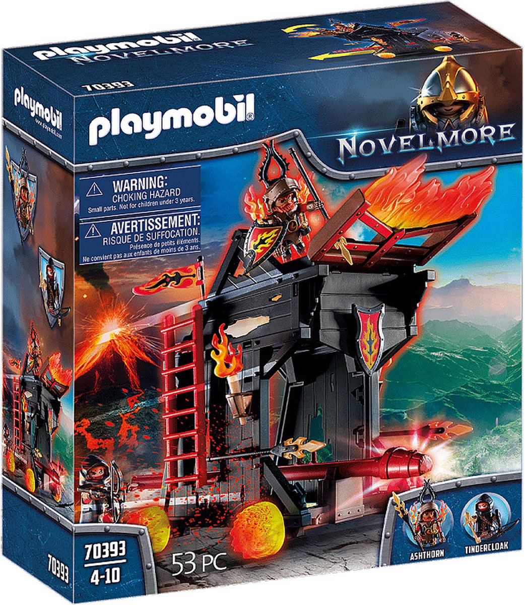 Playmobil Knights Novelmore Burnham Raiders vurige stormram