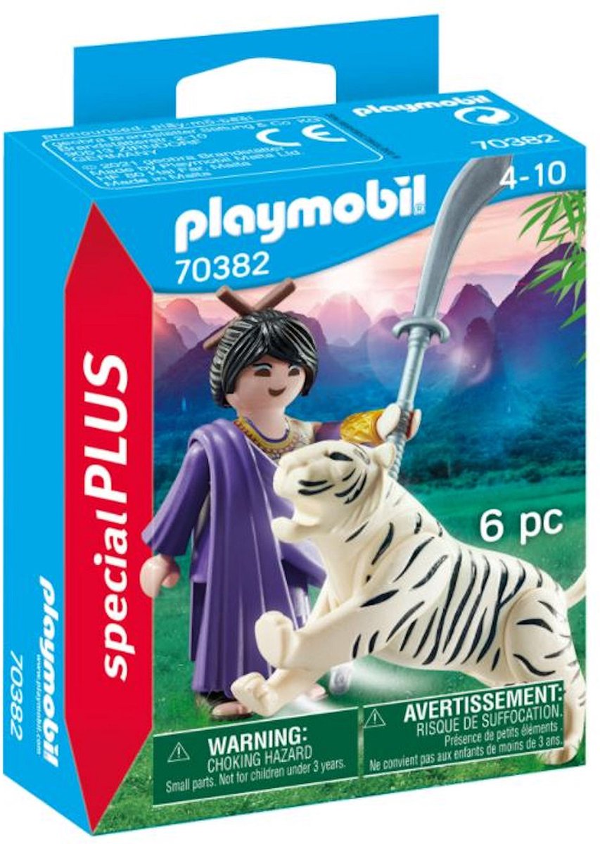 Playmobil Special Plus Aziatische vechter met tijger