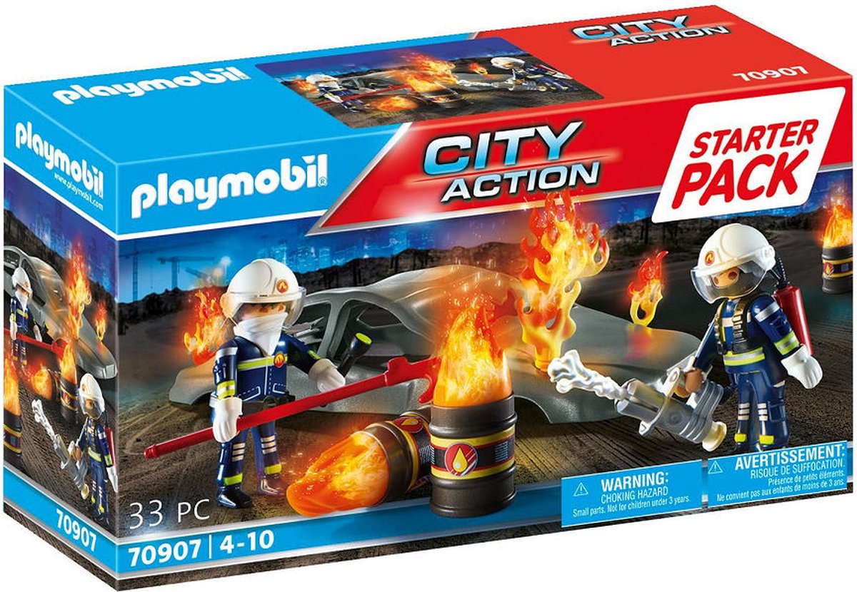 Playmobil Starterpack brandweeroefeningen