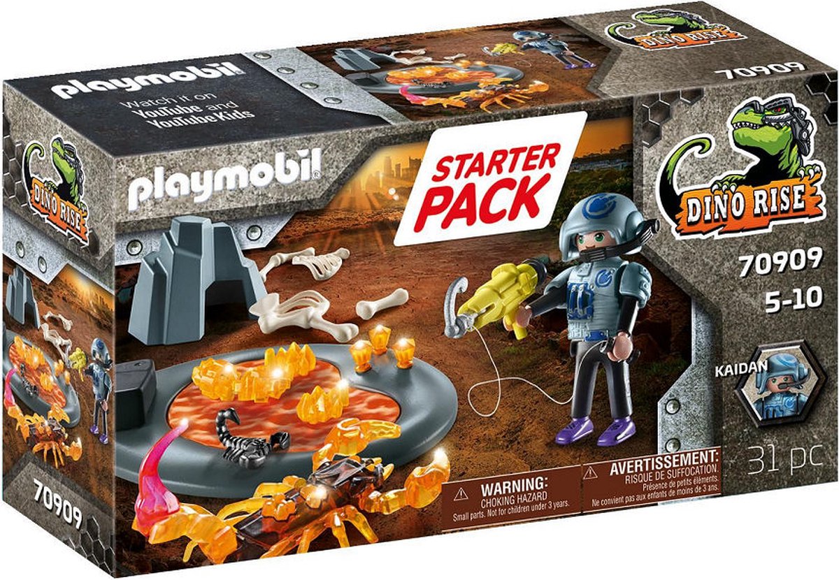 Playmobil Starterpack gevecht tegen de vuurschorpioen