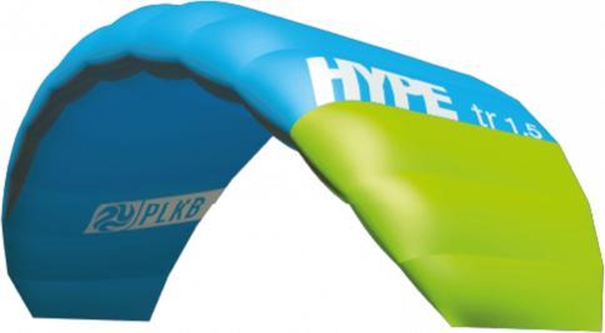 PLKB Hype TR 1.5 complete - Beginner - Groen; blauw - 2 lijns - Control Bar