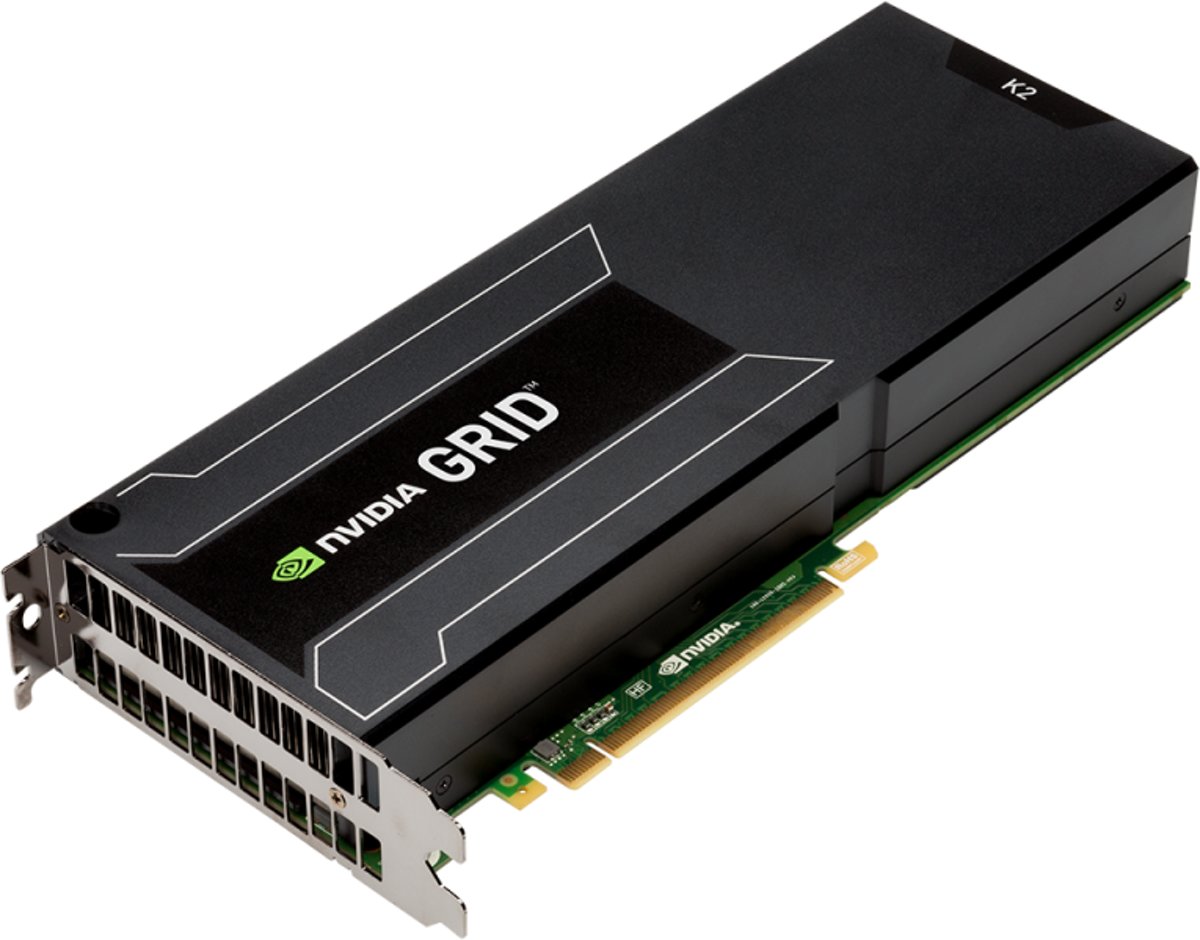 PNY VCGRIDK2M-R2L-PB Nvidia Grid K2 R2L Videokaart 8GB GDDR5 Dual Slot Grafische kaart (Origineel)