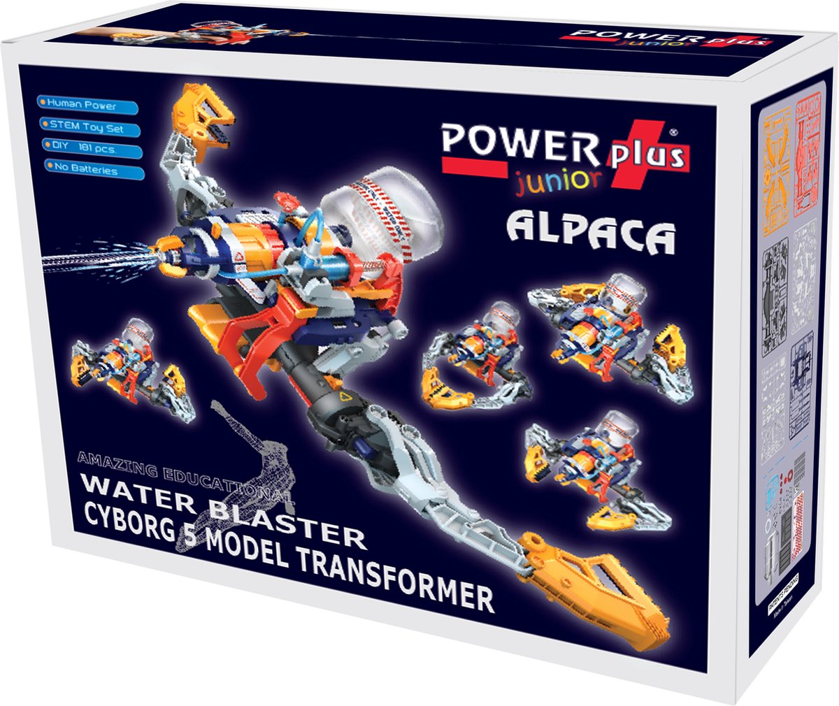   Alpaca 5 Model Cyborg Water Blaster   Handboog Speelgoed Set