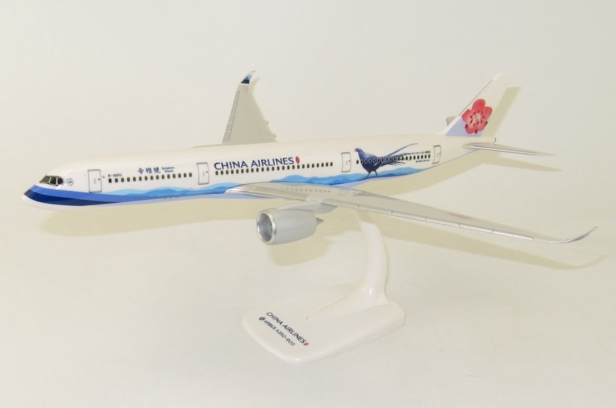 China Airlines schaalmodel Airbus vliegtuig A350 schaal 1:200 lengte 33,45cm