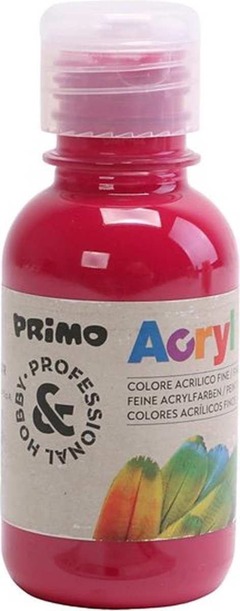 Luxe Acrylverf - Primair Rood - PRIMO - 125 ml