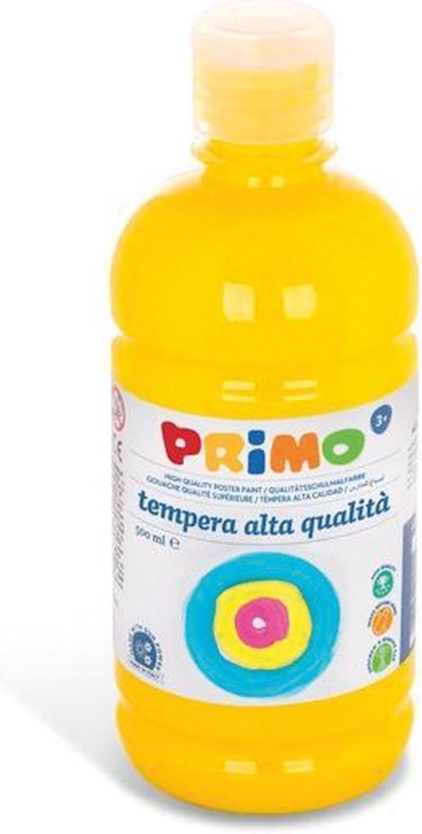 Plakkaatverf Primo 500ml Geel