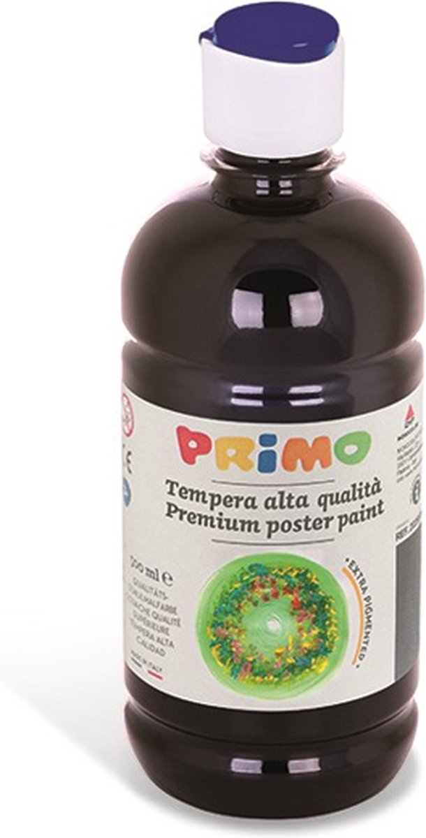 Plakkaatverf Primo 500ml Zwart