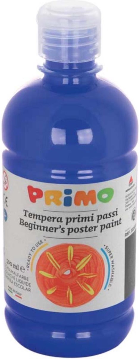 Primo Plakkaatverf Tempera 500 Ml Marineblauw