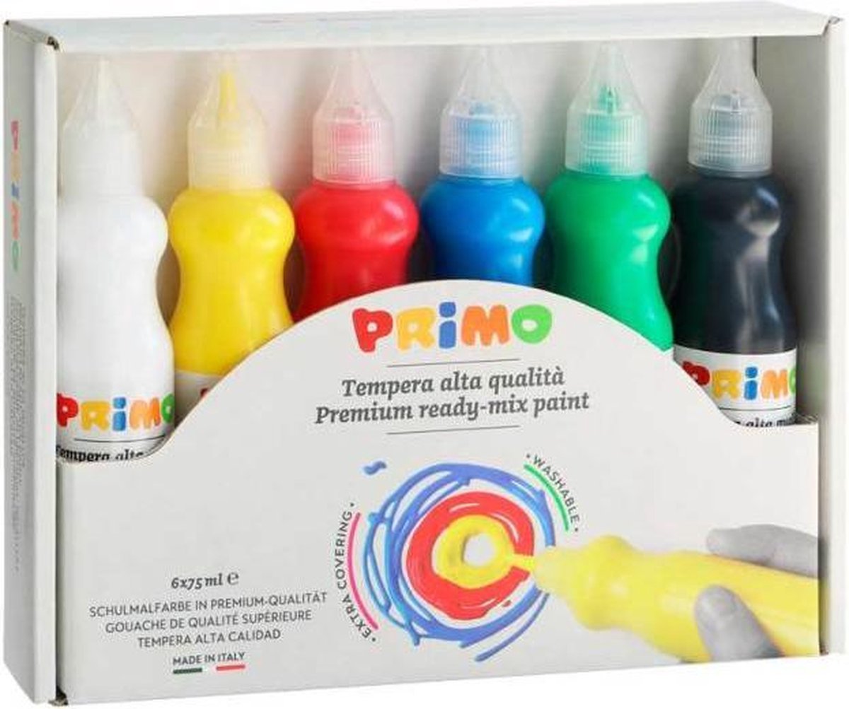 plakkaatverfset Tempera junior 6 x 75 ml