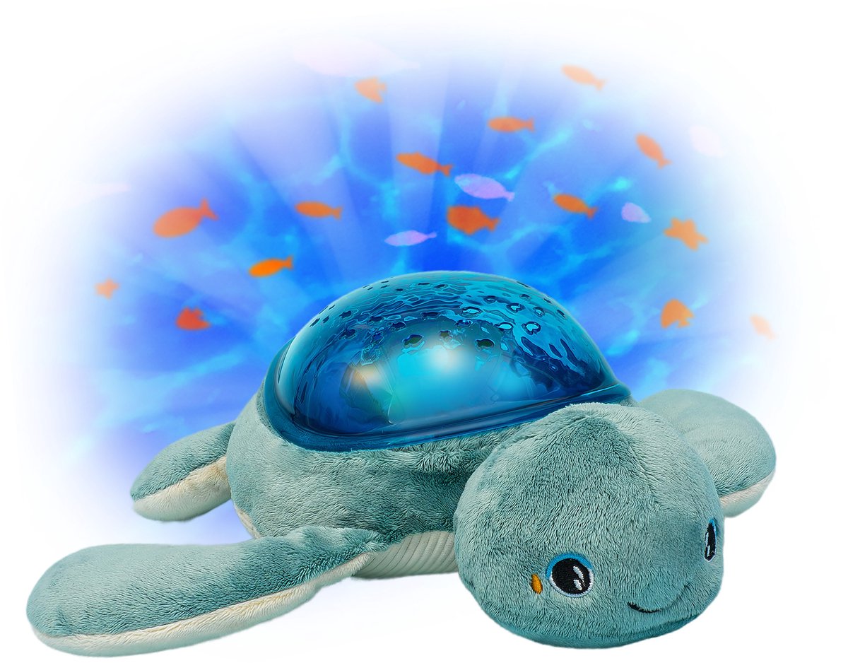 PABOBO Projectorlamp Oceaan - LED Nachtlampje Voor Kinderen - Draadloos - Met Muziek & Micro-USB - Turtle