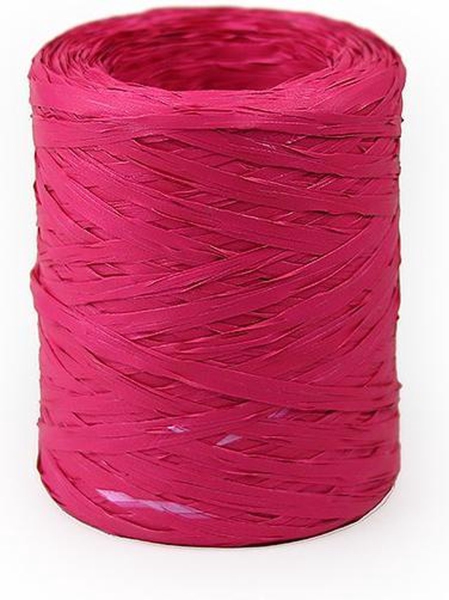 Raffia lint - Fuchsia - rol a 200 m