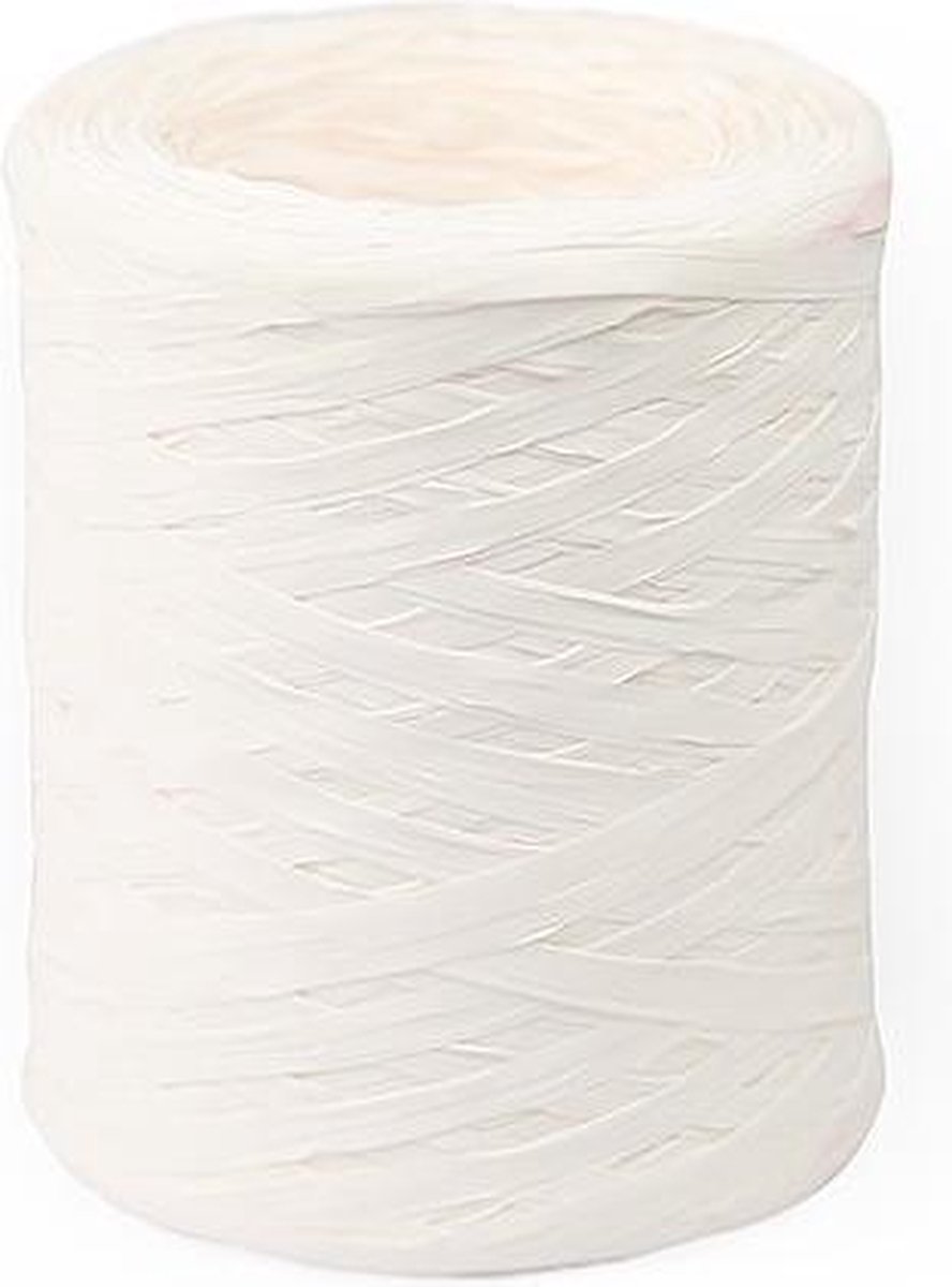 Raffia lint - Wit - rol a 200 m