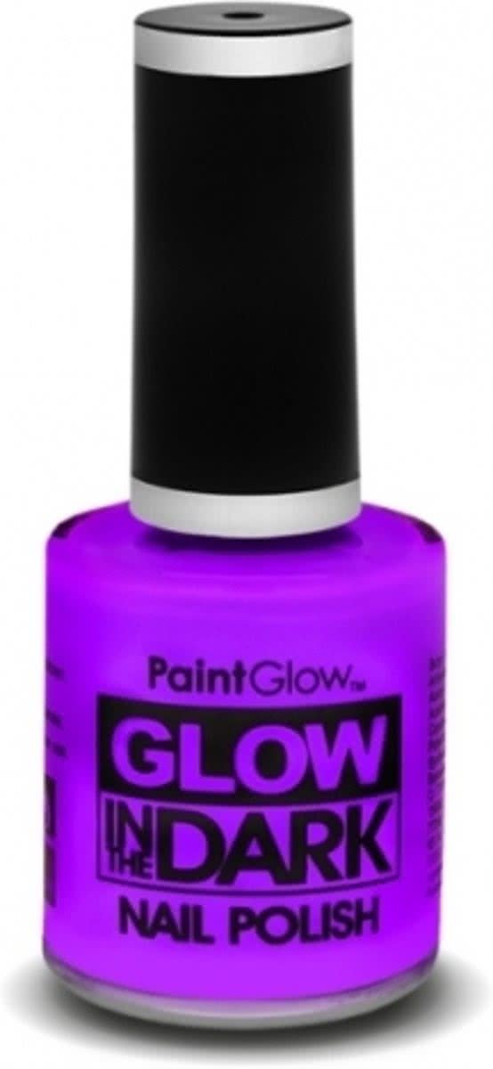 Glow in the dark nagellak neon paars