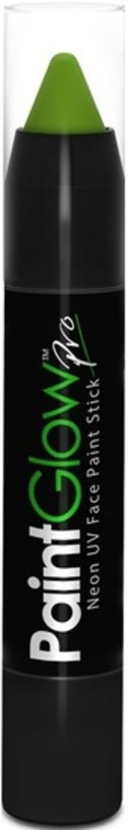 Neon groen UV schmink/make-up stift/potlood - Lichtgevende glow in the dark/blacklight - Schmink/make-up groen thema