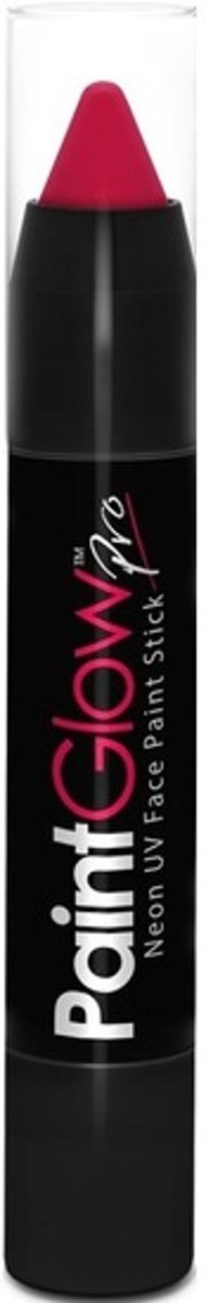 Neon roze UV schmink/make-up stift/potlood - Lichtgevende glow in the dark/blacklight - Schmink/make-up roze thema