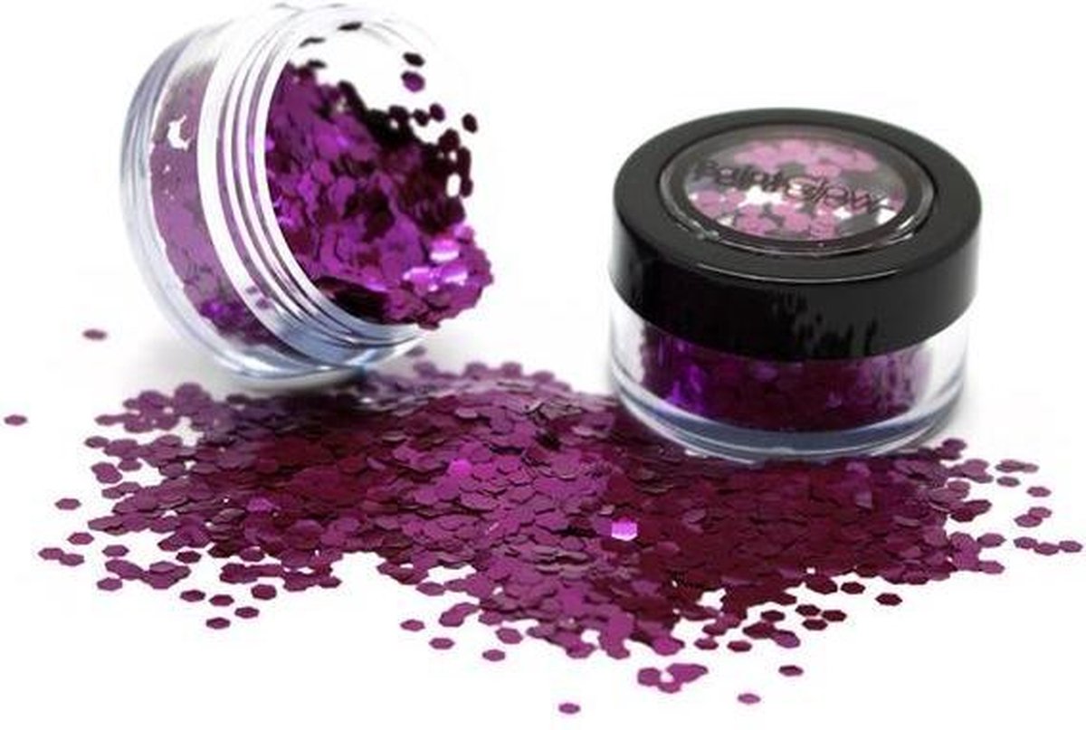 PaintGlow - Bio Degradable Chunky Glitter Berry Crush