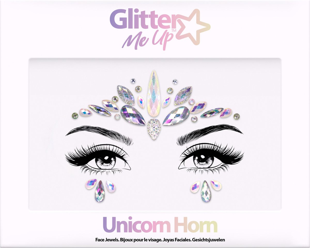 PaintGlow - Glitter Me Up Face Jewel Unicorn Horn