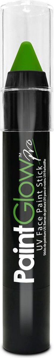 PaintGlow - UV Face & Body Paint Stick - Blacklight verf - Festival make up - Groen