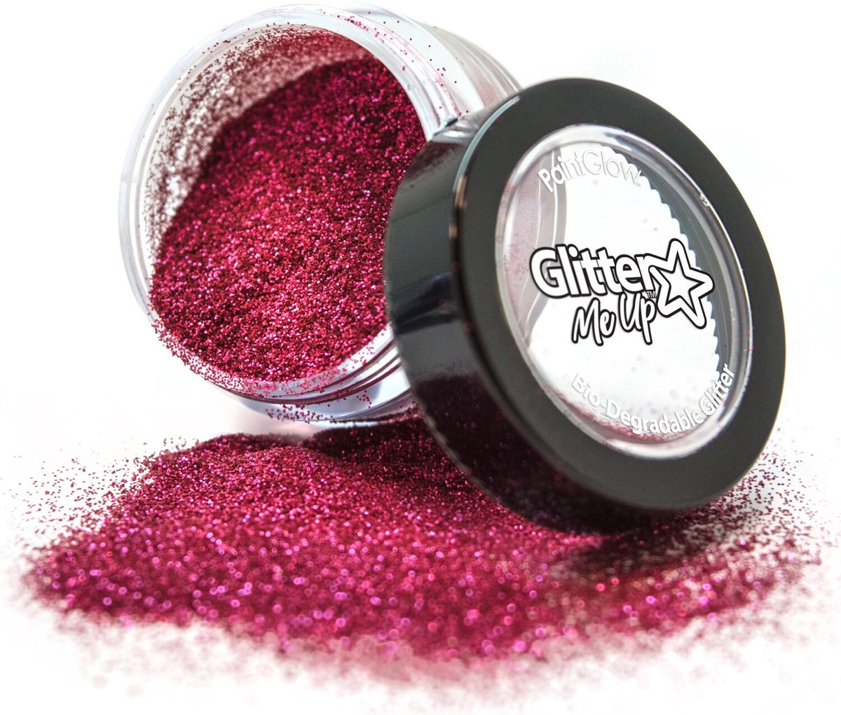 PaintGlow Biodegradable Loose Glitter Dust - Glitters gezicht - Festival make up - Glitter poeder - Biologisch afbreekbaar - Berry Crush