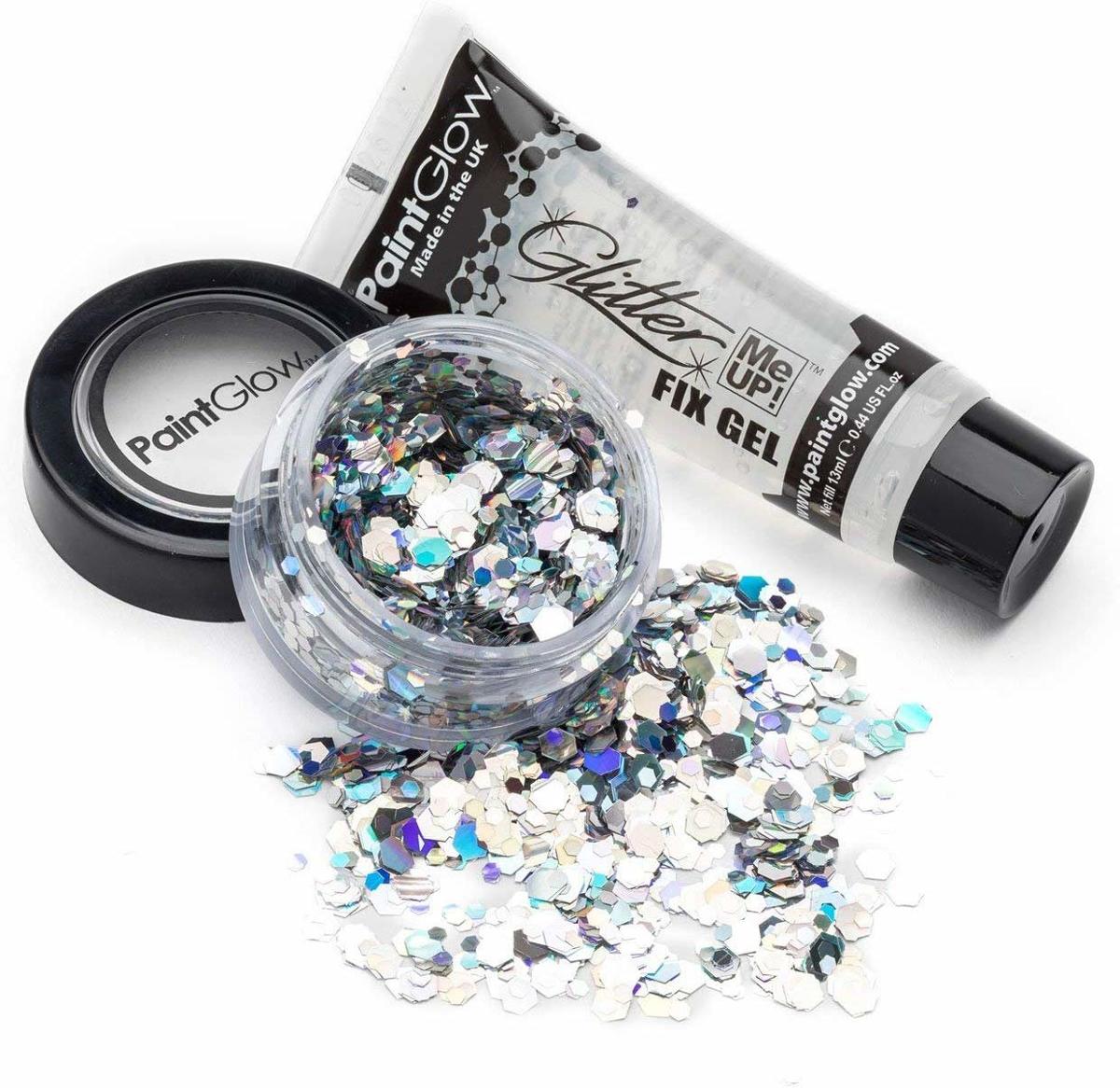 PaintGlow DuoPack Fix gel + Chunky Glitters Disco Fever