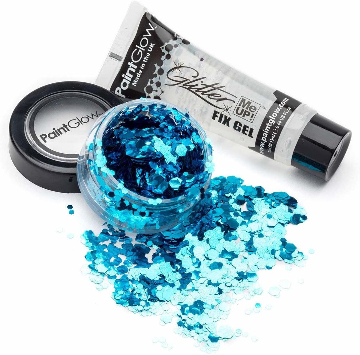 PaintGlow DuoPack Fix gel + Chunky Glitters Kaleidoscope