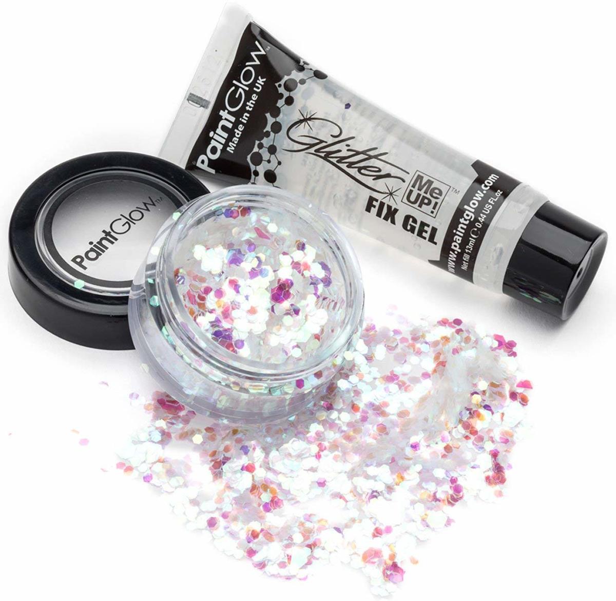 PaintGlow DuoPack Fix gel + Chunky Glitters unicorn Tears