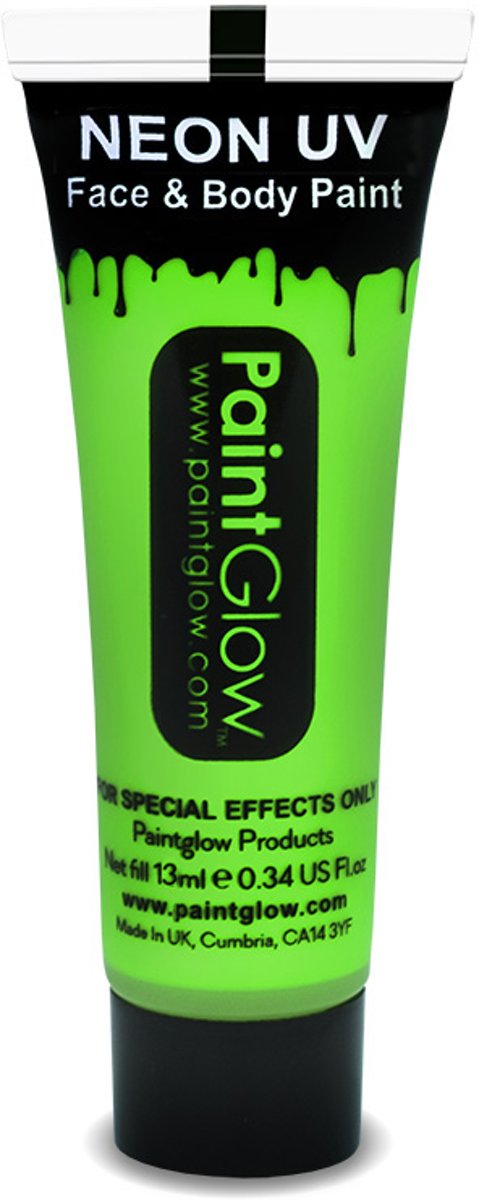 PaintGlow Face & Body paint Neon Groen