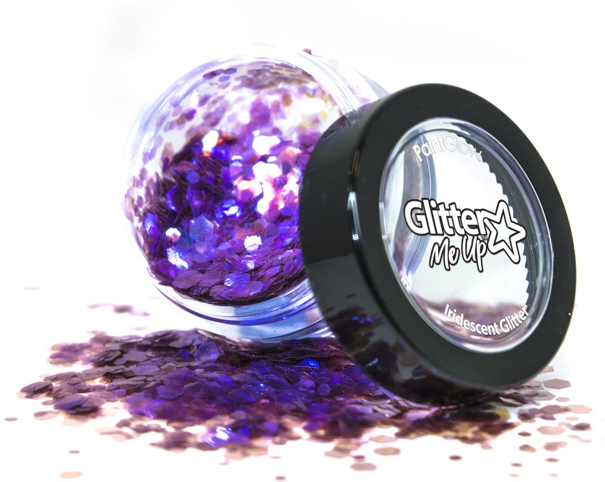 PaintGlow Fantasy Iridescent Chunky Loose Glitters 