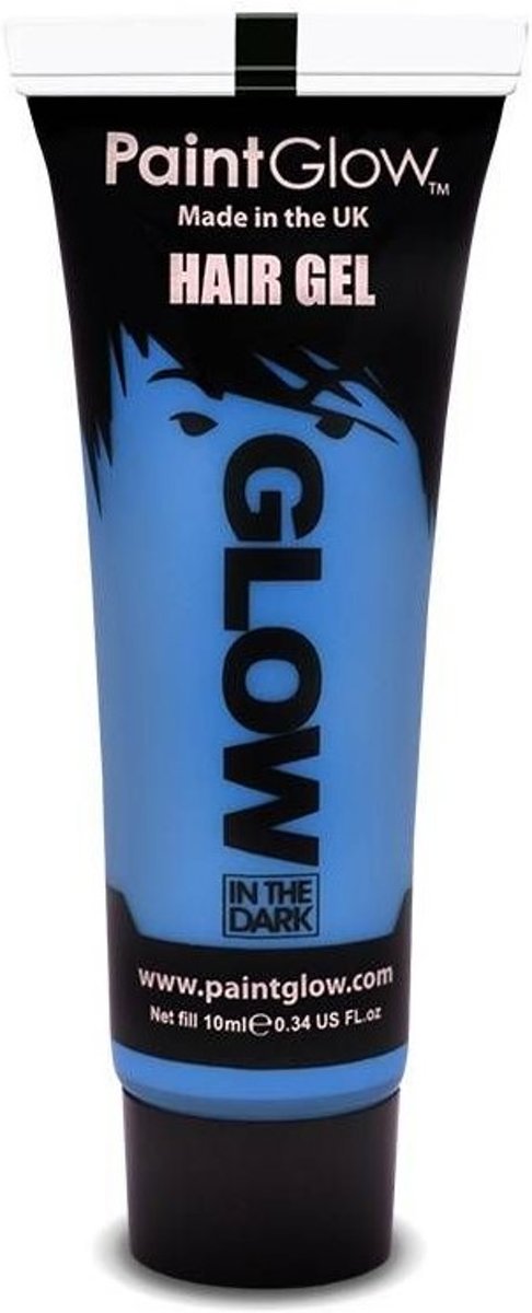 PaintGlow Glow in the dark Haar gel Blauw