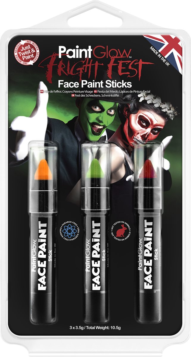 PaintGlow Hangpack Fright fest 1 Paint Sticks