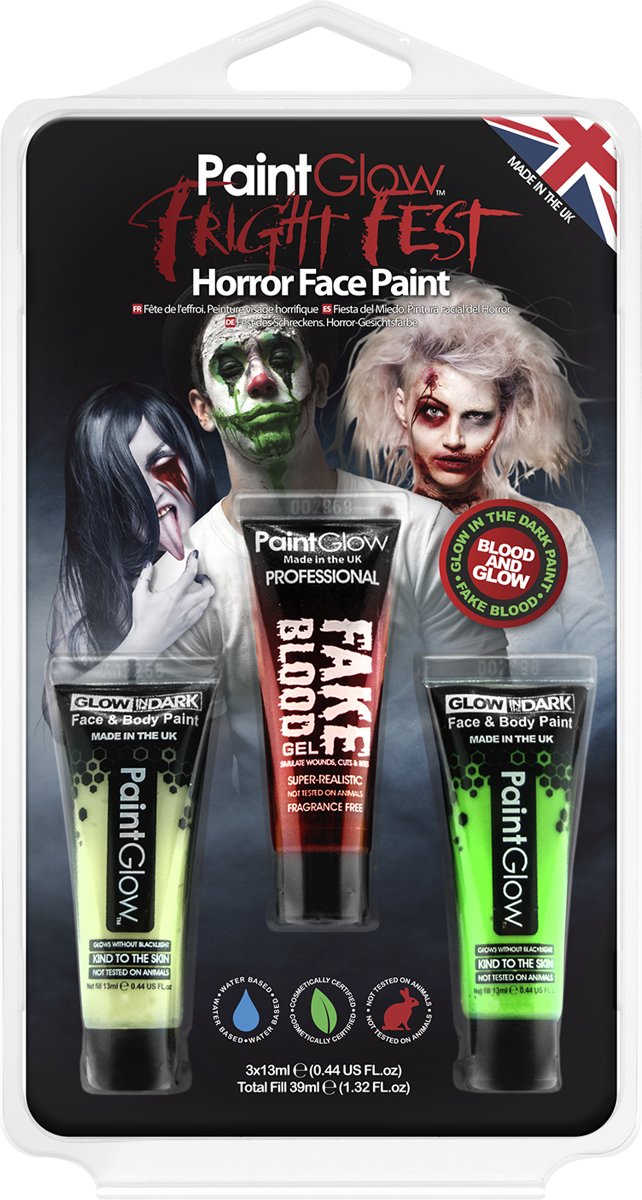 PaintGlow Hangpack Fright fest Blood&Glow