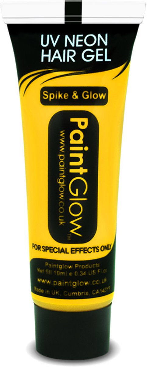 PaintGlow NEON Hair Gel Geel