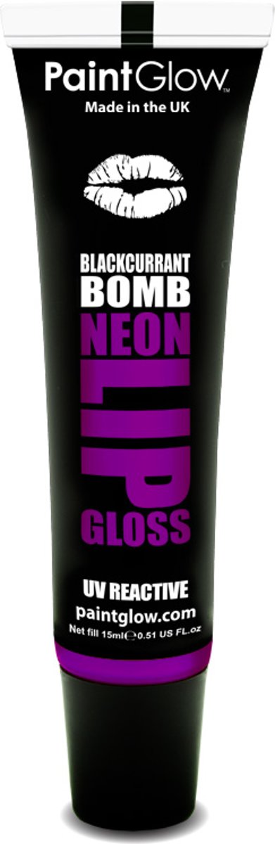 PaintGlow NEON Lip gloss Paars (Black Currant Bomb)