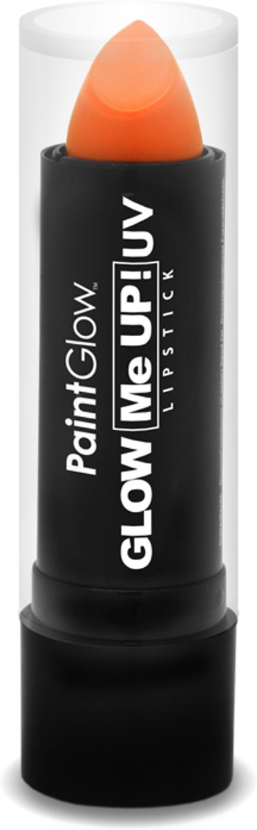 PaintGlow Neon/UV Lipstick Oranje