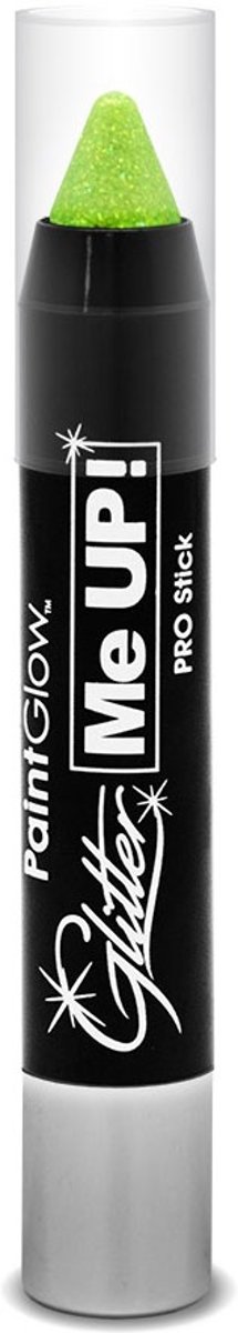 PaintGlow Uv/Neon Glitter Paint stick Mint Green ( Groen )