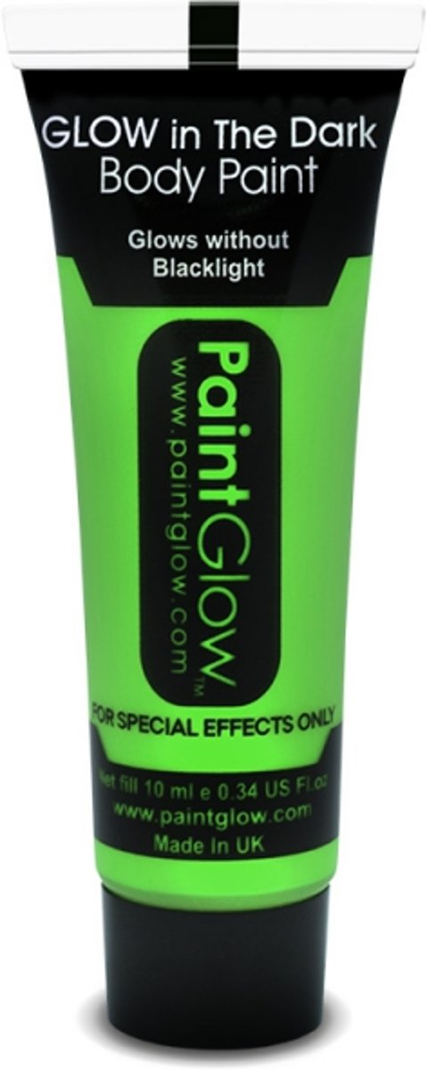 PaintGlow glow in the dark body paint groen