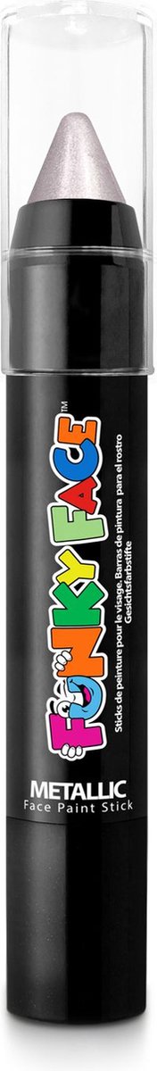 Paintglow Face Paint Stick - Schmink stiften kinderen - Festival make up - Metallic Silver