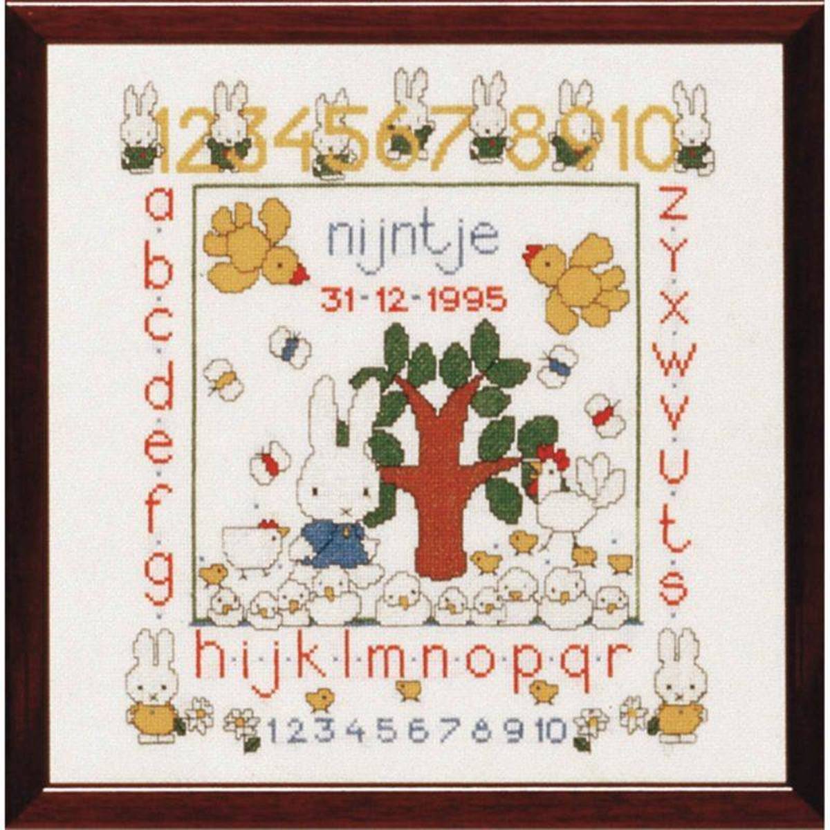 borduurpakket 230.276 dick bruna, geboorte nijntje