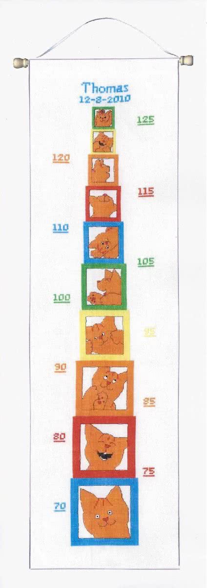 borduurpakket 272.008 dikkie dik, groeimeter/meetlat