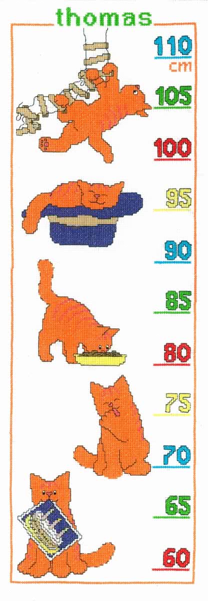 borduurpakket 272.030 dikkie dik, groeimeter/meetlat