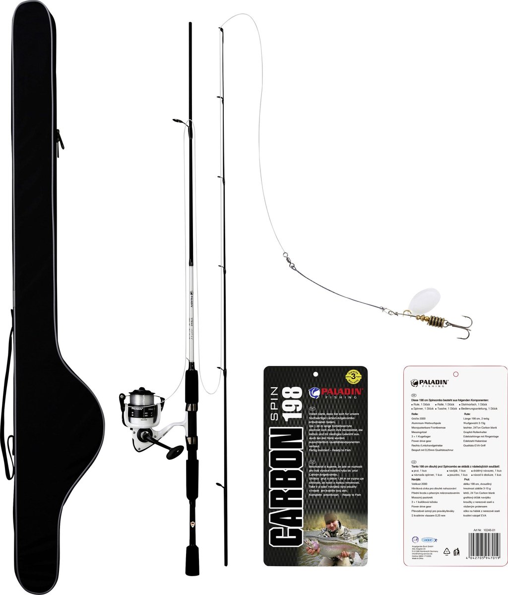 Carbon Spincombo 198 cm / 3 - 15 gr