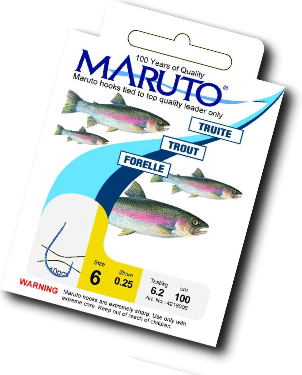 Maruto Forelle geb. blau Gr.8 (2323) / 10 x SB10